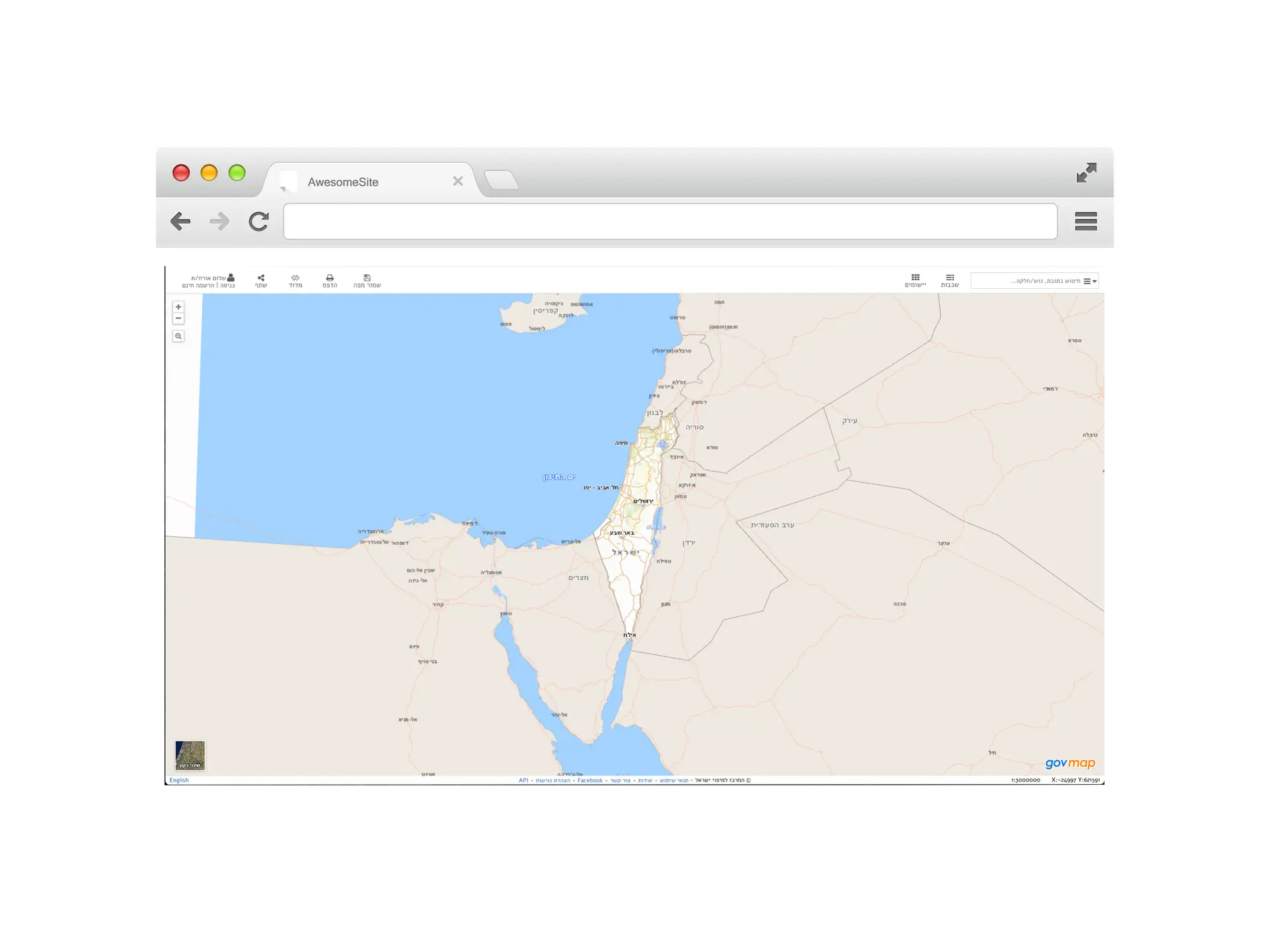 מפת ישראל