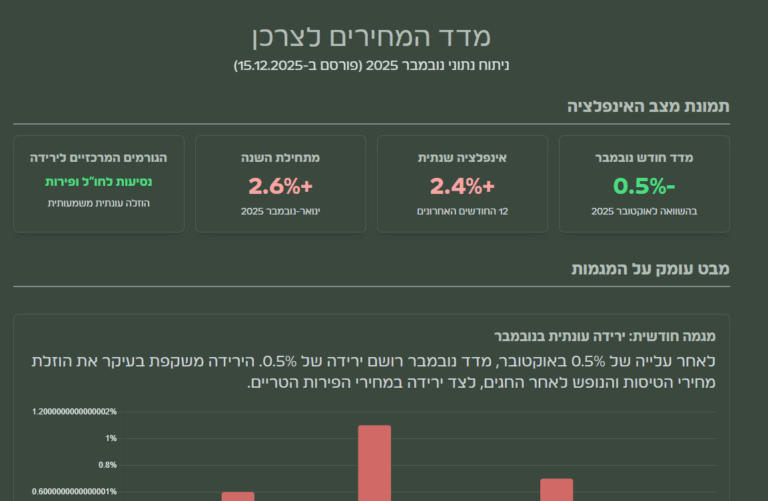 מדד המחירים לצרכן 12