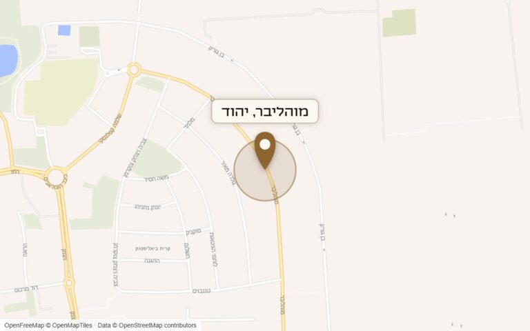 מפת מיקום של מתחם מוהליבר