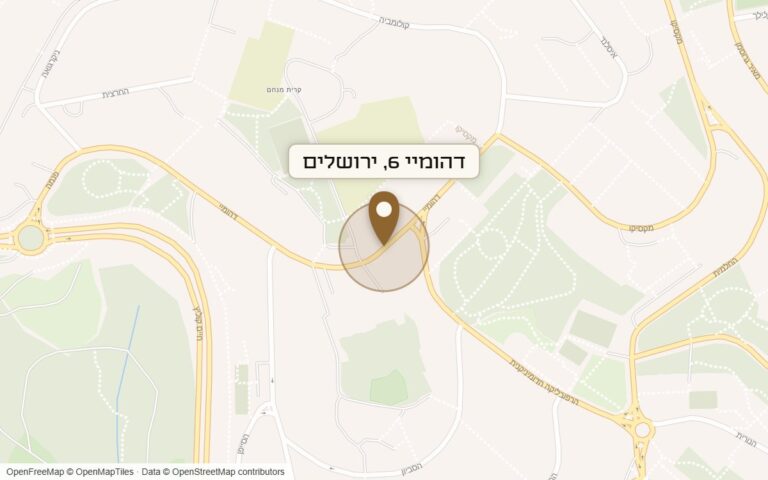 מפת מיקום של מתחם דהומיי 6