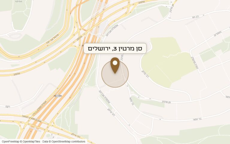 מפת מיקום של מתחם סן מרטין 3