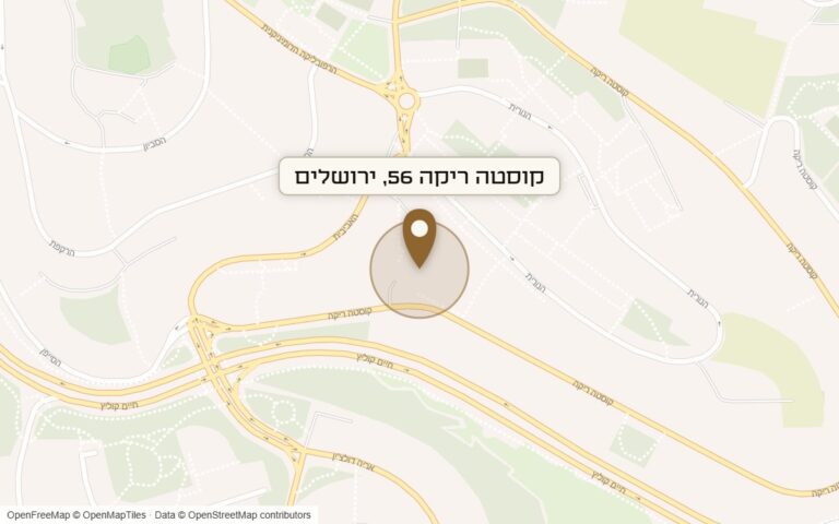 מפת מיקום של מתחם קוסטה ריקה 56