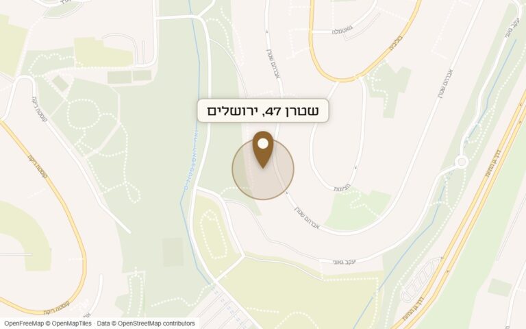 מפת מיקום של מתחם שטרן 47