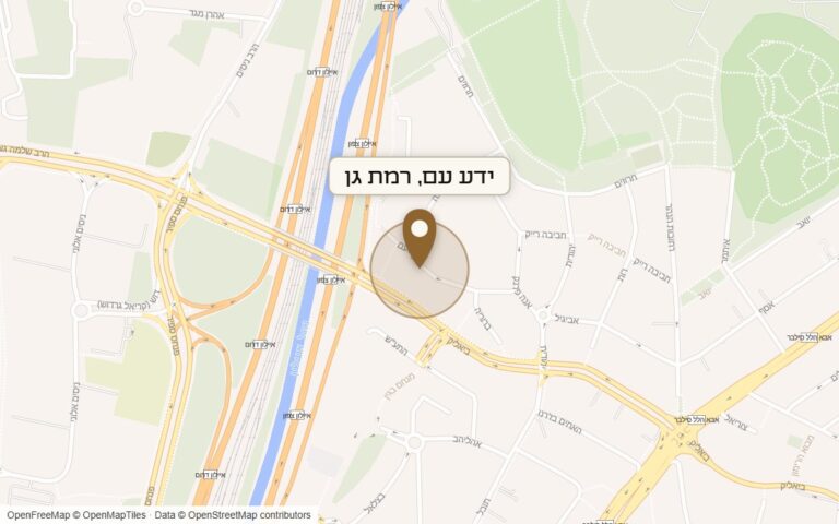 מפת מיקום של מתחם ידע עם