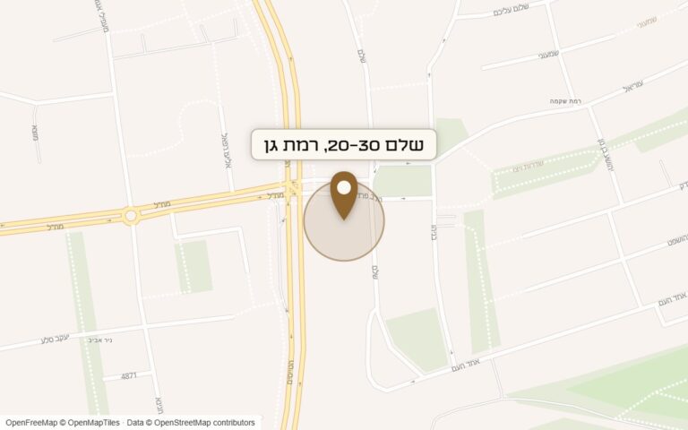 מפת מיקום של מתחם שלם 20-30