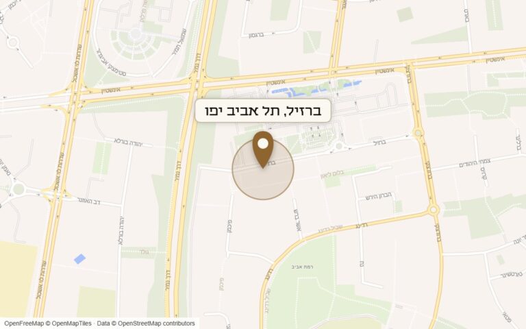 מפת מיקום של מתחם ברזיל