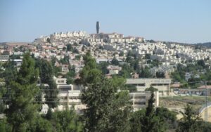 מבט על שכונות המגורים במבשרת ציון, אזור תוכנית מחלף הראל
